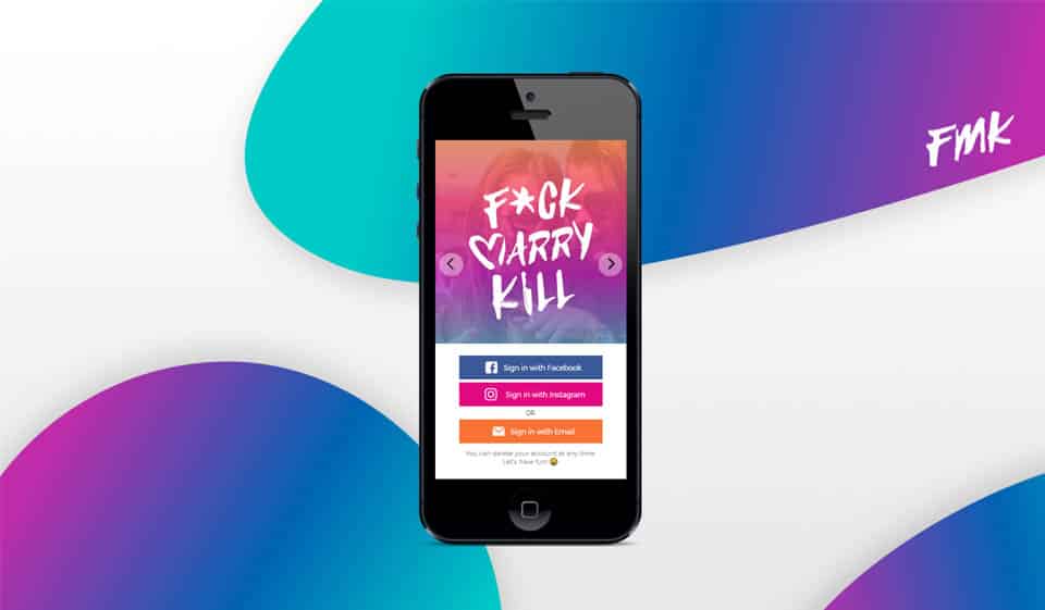 Picture of Fuck Marry Kill dating app - review of an incredible website